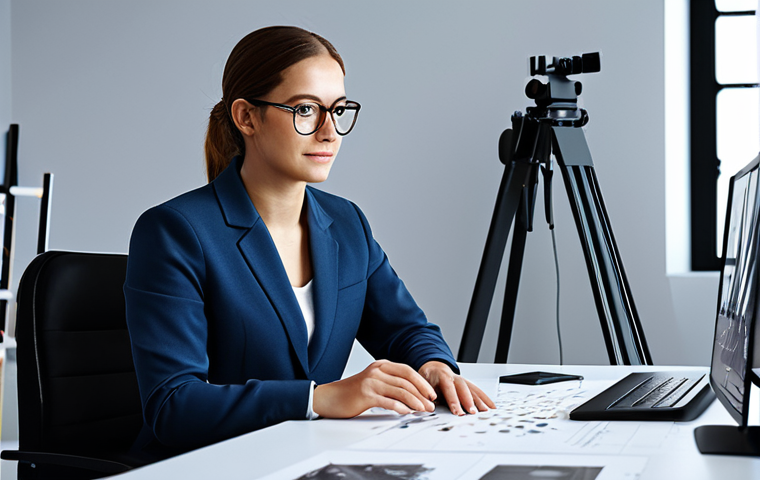 **

"A dynamic graphic designer in a modern co-working space, fully clothed, wearing stylish and modest professional attire, working on a digital art project, safe for work, appropriate content, perfect anatomy, correct proportions, natural pose, well-formed hands, proper finger count, professional studio lighting, clean background, high quality."

**