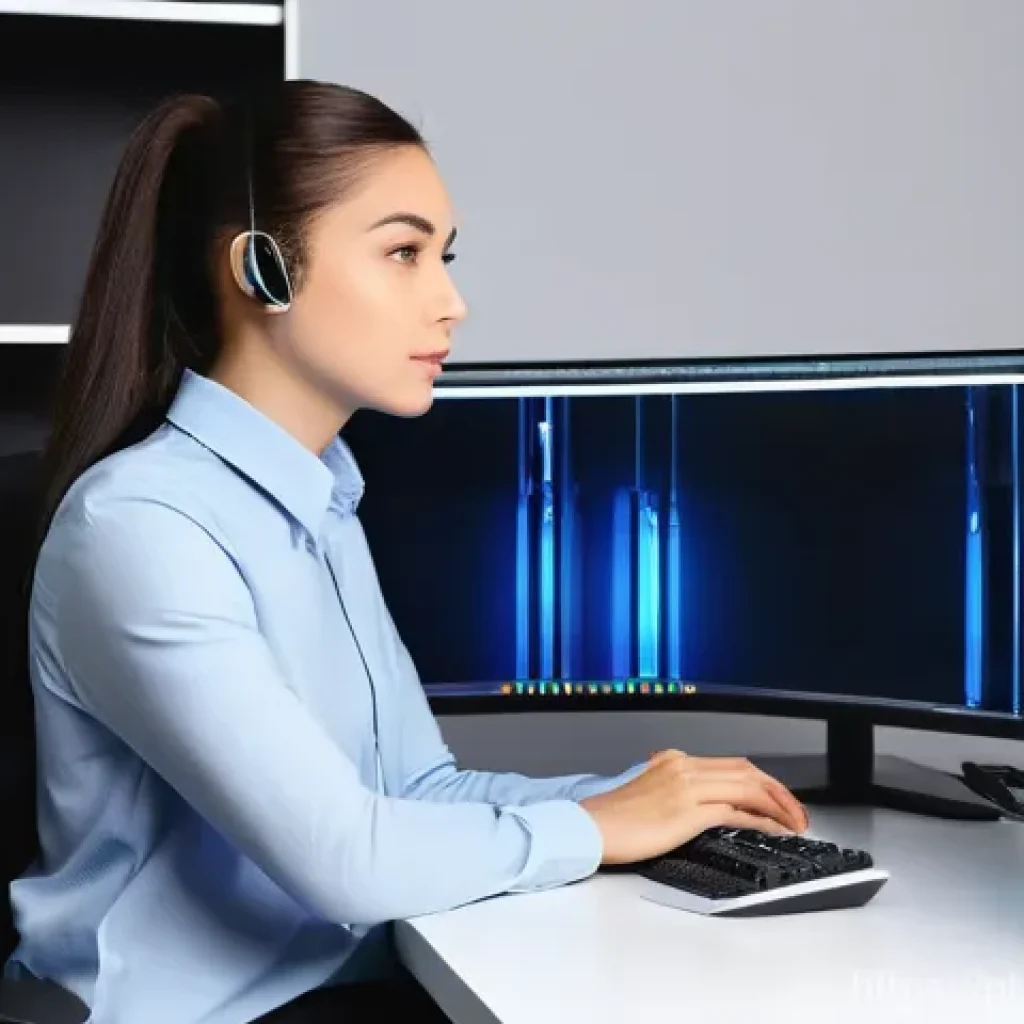 영상콘텐츠 제작을 위한 최신 하드웨어 리뷰 - **Prompt 1: The Focused Video Editor at a High-Performance Workstation**
    "A professional female ...