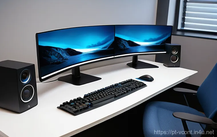 영상콘텐츠 제작을 위한 최신 하드웨어 리뷰 - **Prompt 2: Dynamic Close-Up of Cutting-Edge PC Components**
    "An abstract, hyper-realistic close...