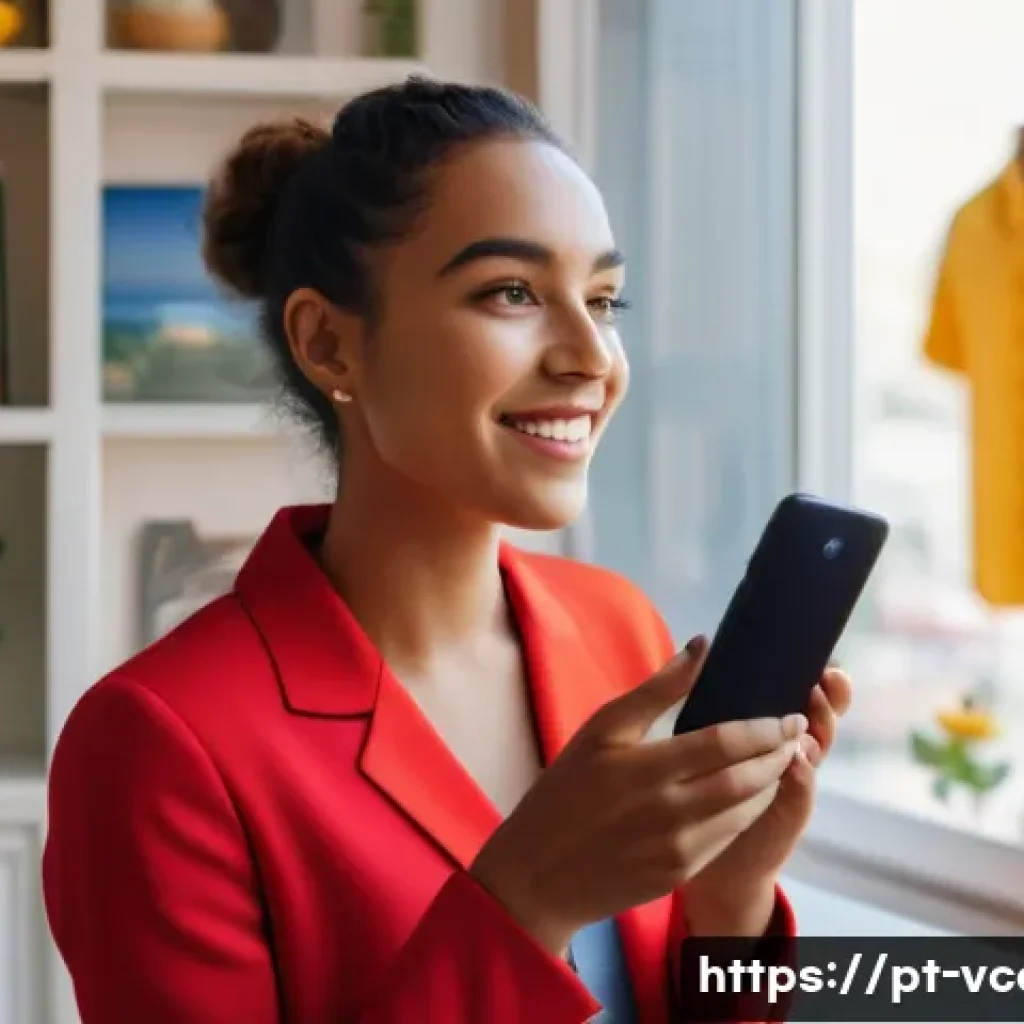 영상콘텐츠 기획부터 제작까지 실무 사례 - A young Brazilian content creator filming a dynamic social media video at home using a modern smartp...